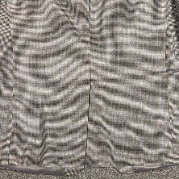 Lauren Ralph Lauren Blazer Silk Wool 48R Gray Two Button Single Vent Suit Jacket - Picture 7 of 13